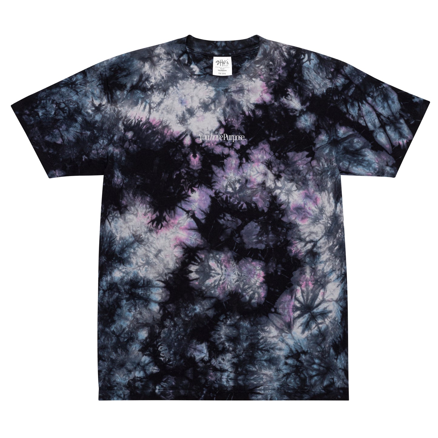 Embroidered You Have Purpose Tie-Dye Tee